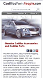Mobile Screenshot of cadillacpartspeople.com